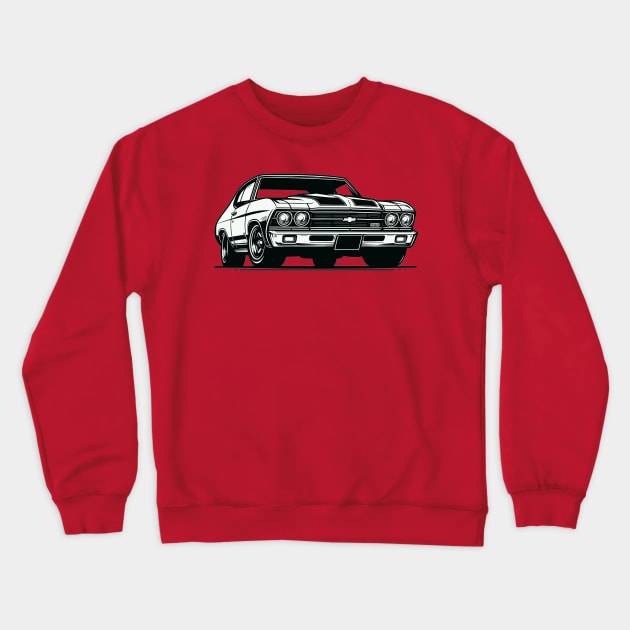 Chevrolet Chevelle Crewneck Sweatshirt by Vehicles-Art